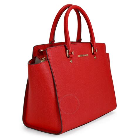 michael kors tasje rood|michael kors satchel bag.